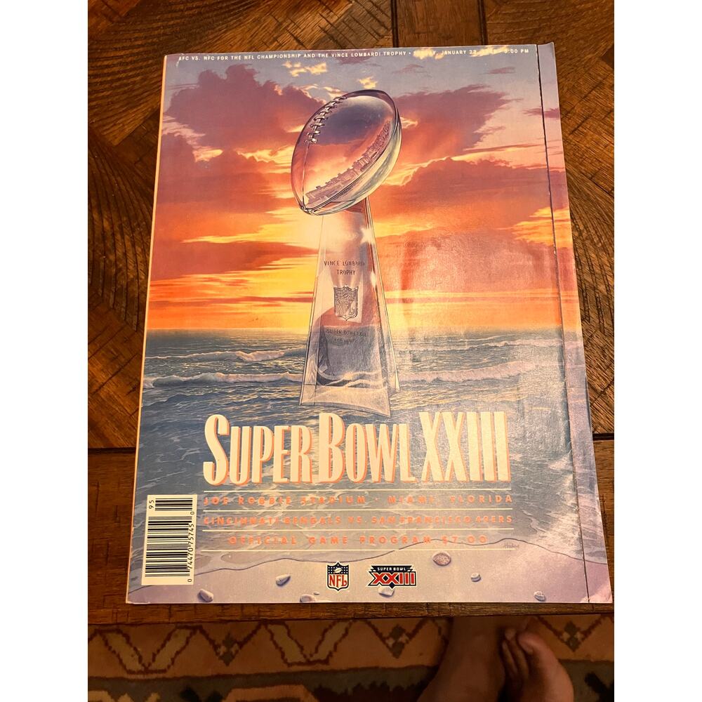 Super Bowl XXIII 1988 CINCINNATI BENGALS V SAN FRANCISCO 49ERS MIAMI FLORIDA